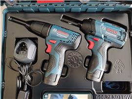 Bosch set akumulatorskih alata bušilica GSR 120-Li + udarni odvrtač GDR 120-LI + GAL 12V-20 u koferu BOSCH